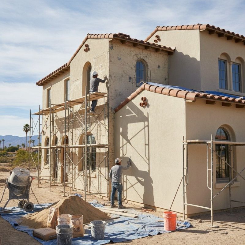 Acrylic Stucco Installation detail